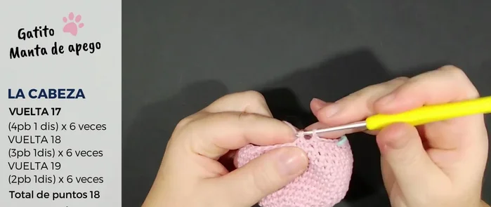 Vuelta 19: secuencia de dos puntos bajos y una disminución.