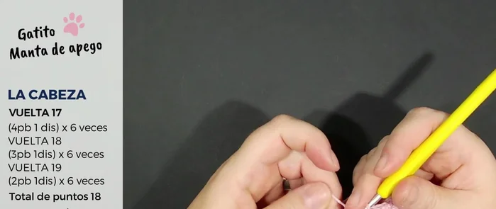 Vuelta 19: secuencia de dos puntos bajos y una disminución.