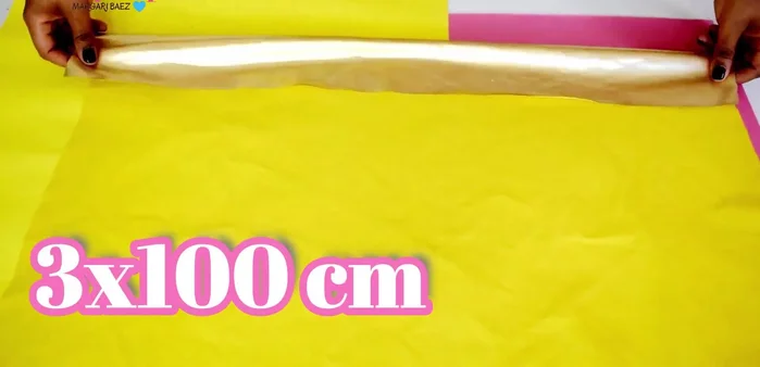 Estirar el trapillo hasta que se forme un cordón.