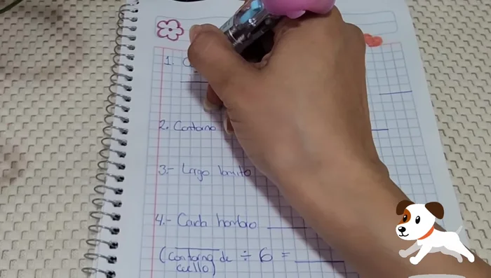 Crear la tabla de medidas: