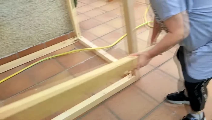 Creación de la estructura superior para mayor soporte.