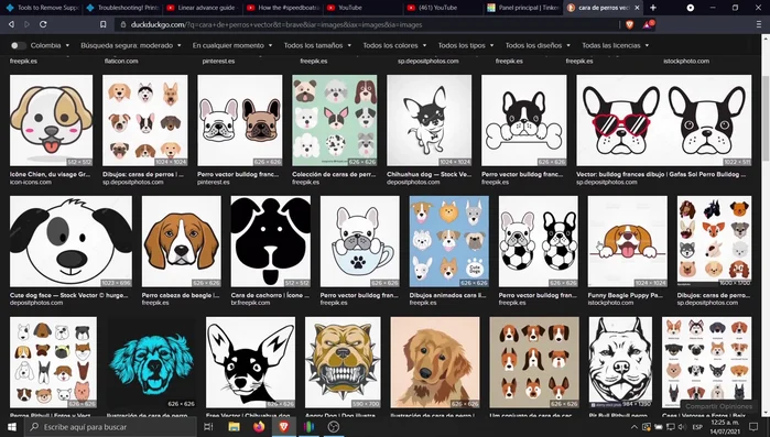 Abrir la imagen en formato PNG en Paint. Convertir la imagen a completamente negra para crear una base para el collar.
