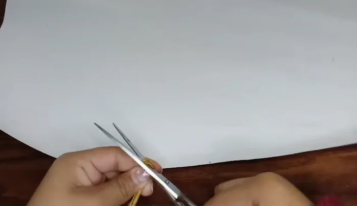 Recortar las piezas marcadas de cartulina.