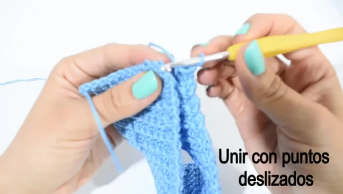 Unir el resorte: Unir los extremos del resorte con puntos deslizados.