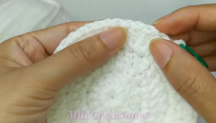 Marcar 15 puntos para las orejas.