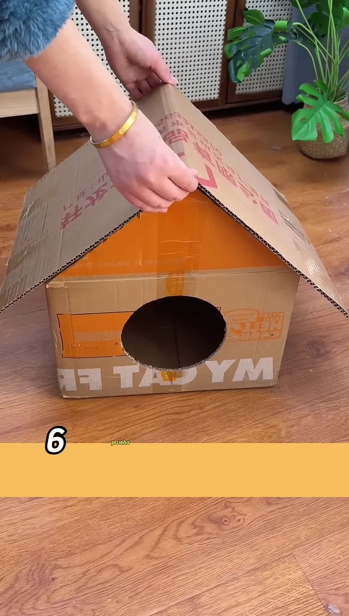 Asegúrate de que el techo encaje correctamente en la estructura.