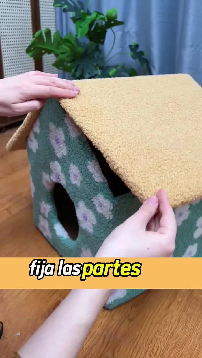 Fija todas las partes con silicona caliente para mayor estabilidad.