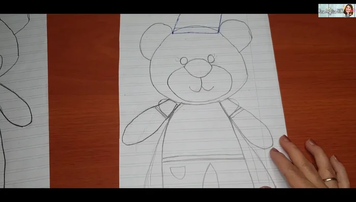 Recortar todas las piezas de tela.