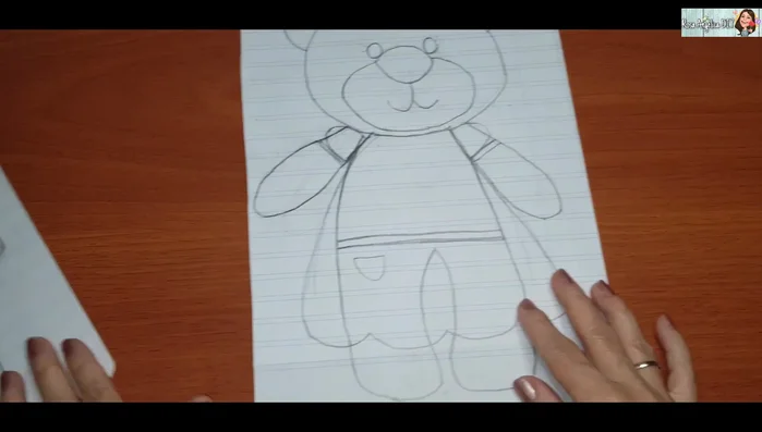 Recortar todas las piezas de tela.