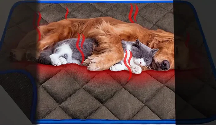 Oriño Manta Autocalentable para Gatos y Perros: Manta térmica, impermeable y lavable. Genera su propia energía para mantener a la mascota caliente.